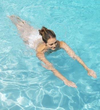 游泳是很好的减肥方法,也是一种很好的全身性运动